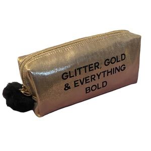 Glitter, Gold, and Everything Bold, Makeup Bag